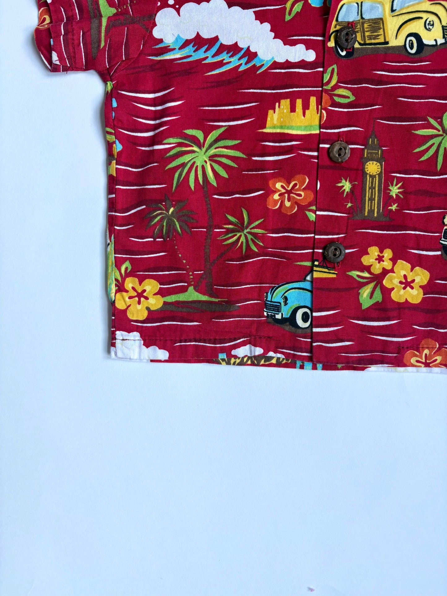 Vintage Hawaiian Woody Shirt Size 12 months