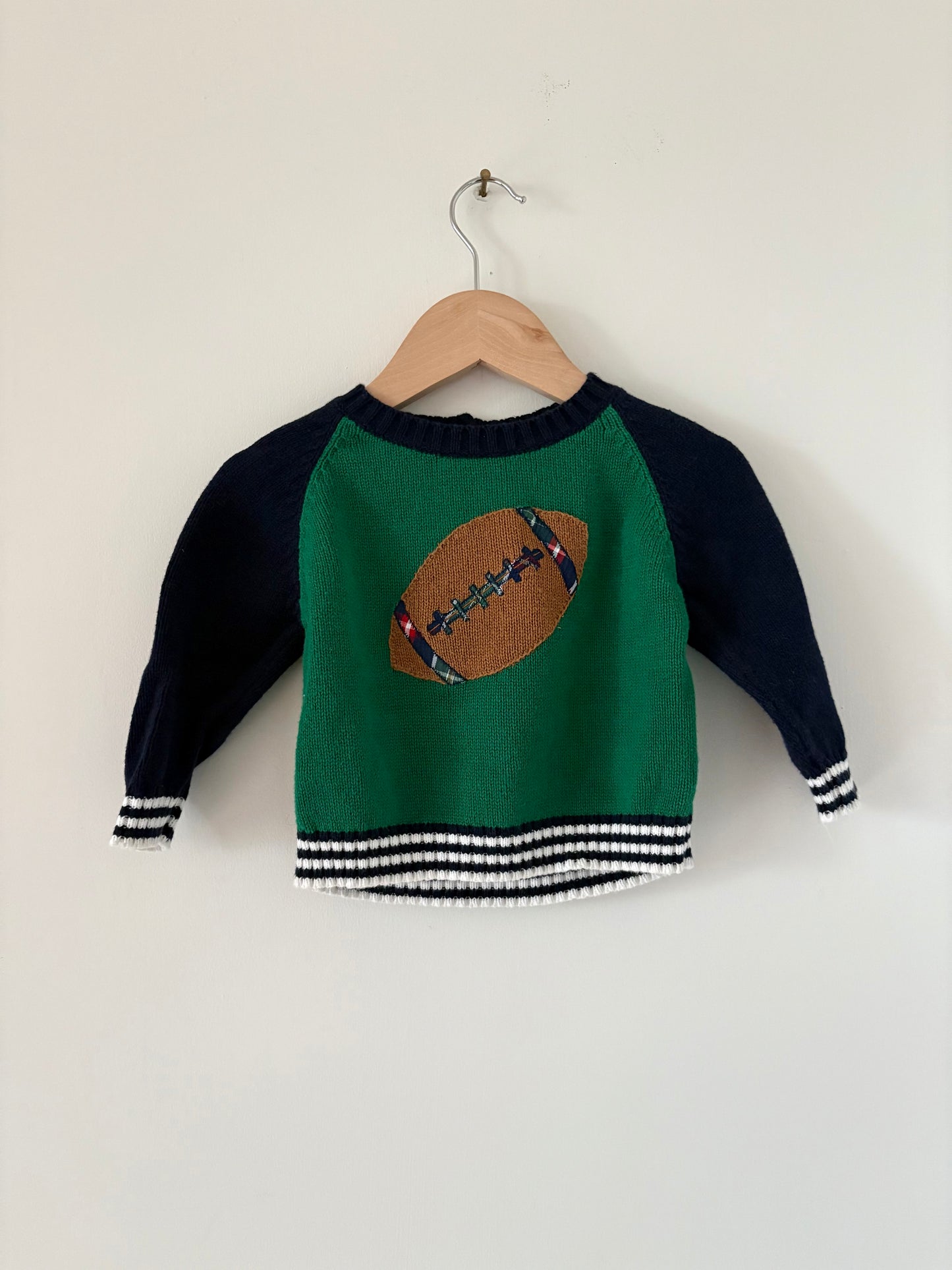 Florence Eiseman Football Sweater Size 12-18 months