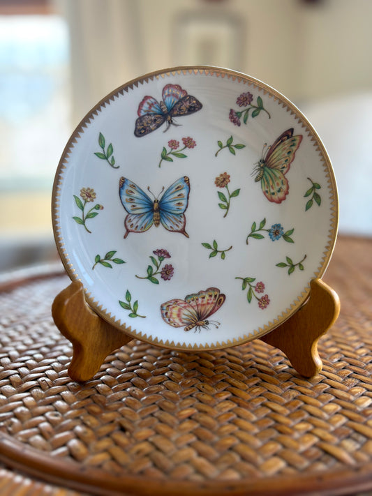 Henriette Porcelain Butterfly Plate