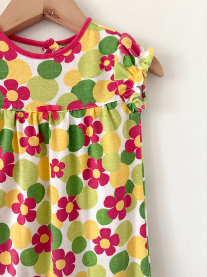 00s Gymboree Flower Power Romper Size 6-12 months