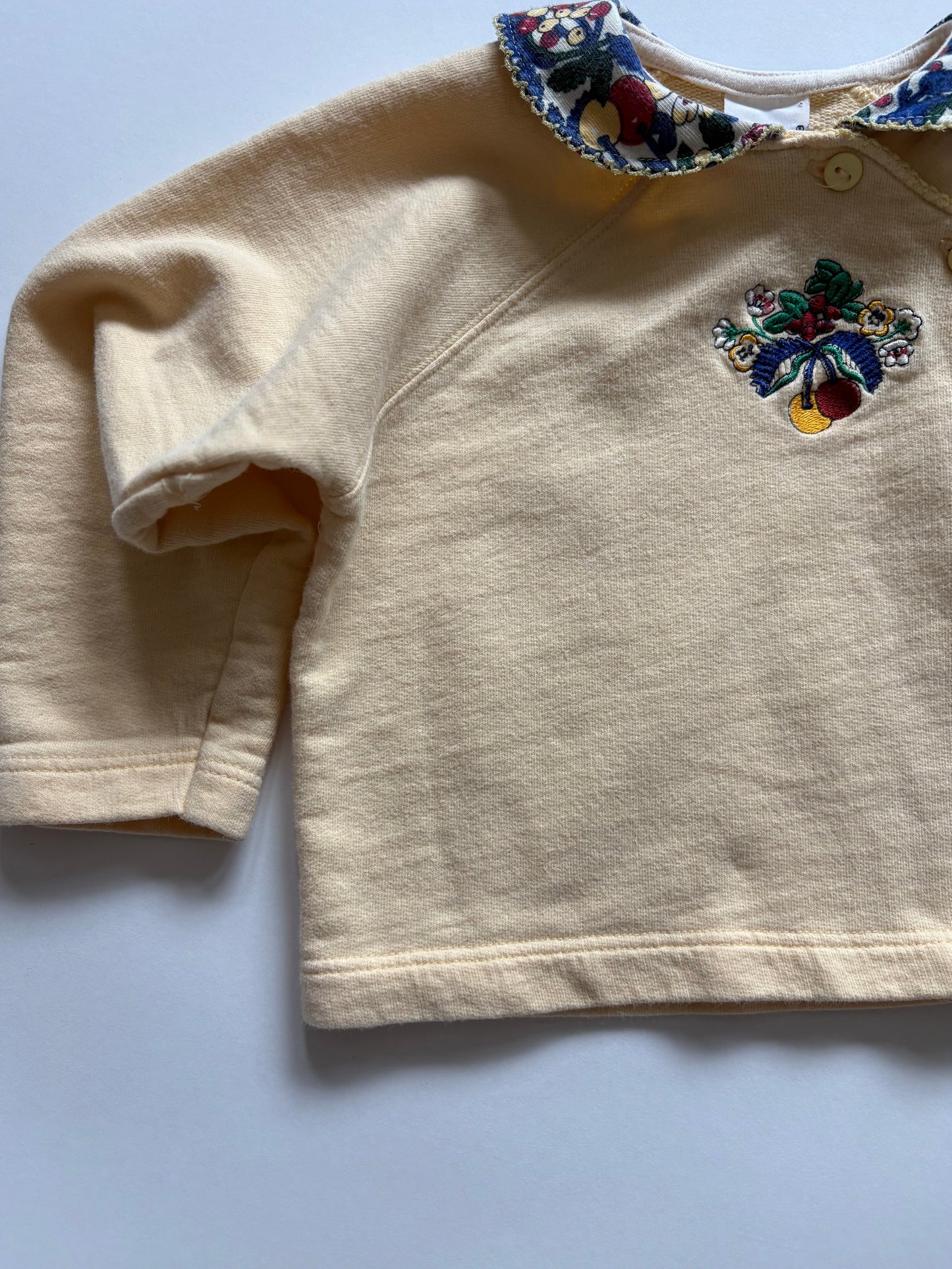 Vintage 90s Absorba Berries Embroidered Top Size 2T