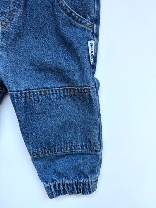 Vintage Healthtex Elastic Waist Denim Size 12 months