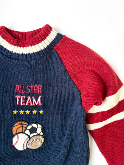 Vintage Sports All Star Team Size 4T