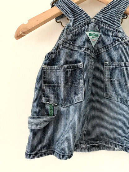 Vintage Oshkosh Railroad Stripe Jumper Size 3-6 months