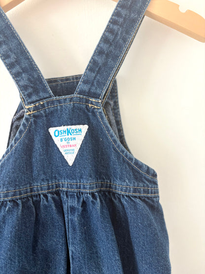 Vintage 80s/90s Oshkosh Bubble Overalls Size 18-24 months