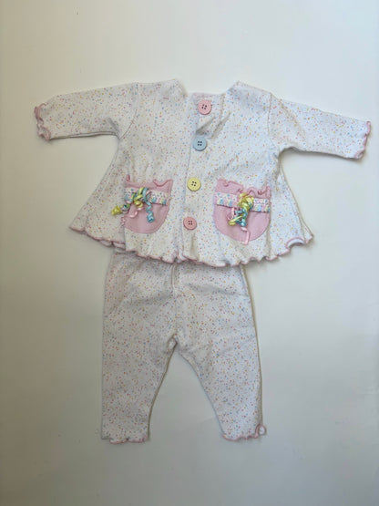 Vintage 90s Pastel Party Set Size 3 months
