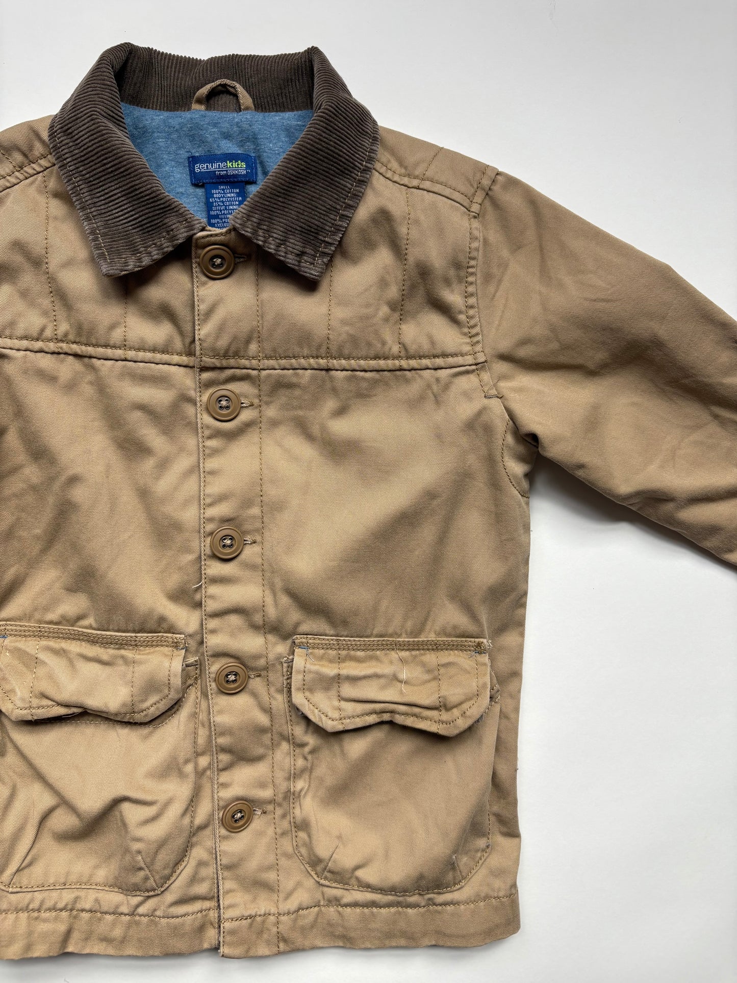 Vintage Genuine Kids by Oshkosh Chore Jacket Size 5