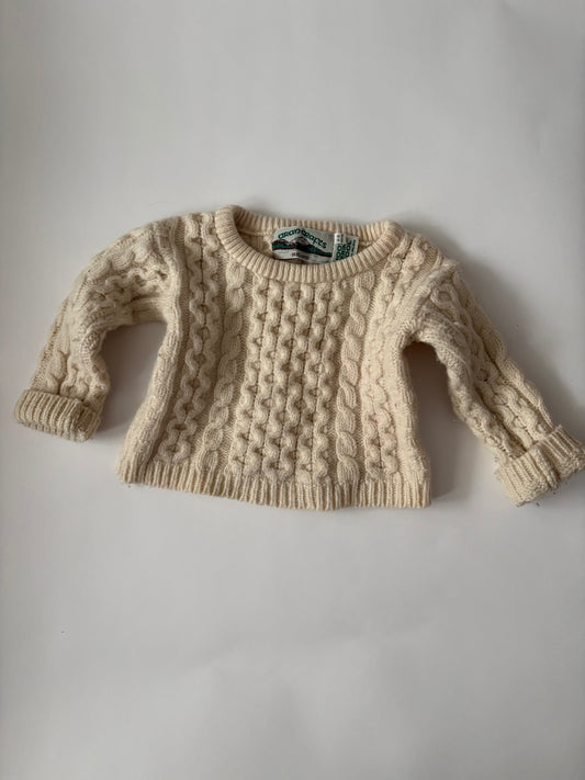 Vintage Irish Wool Sweater Size 12-18 months