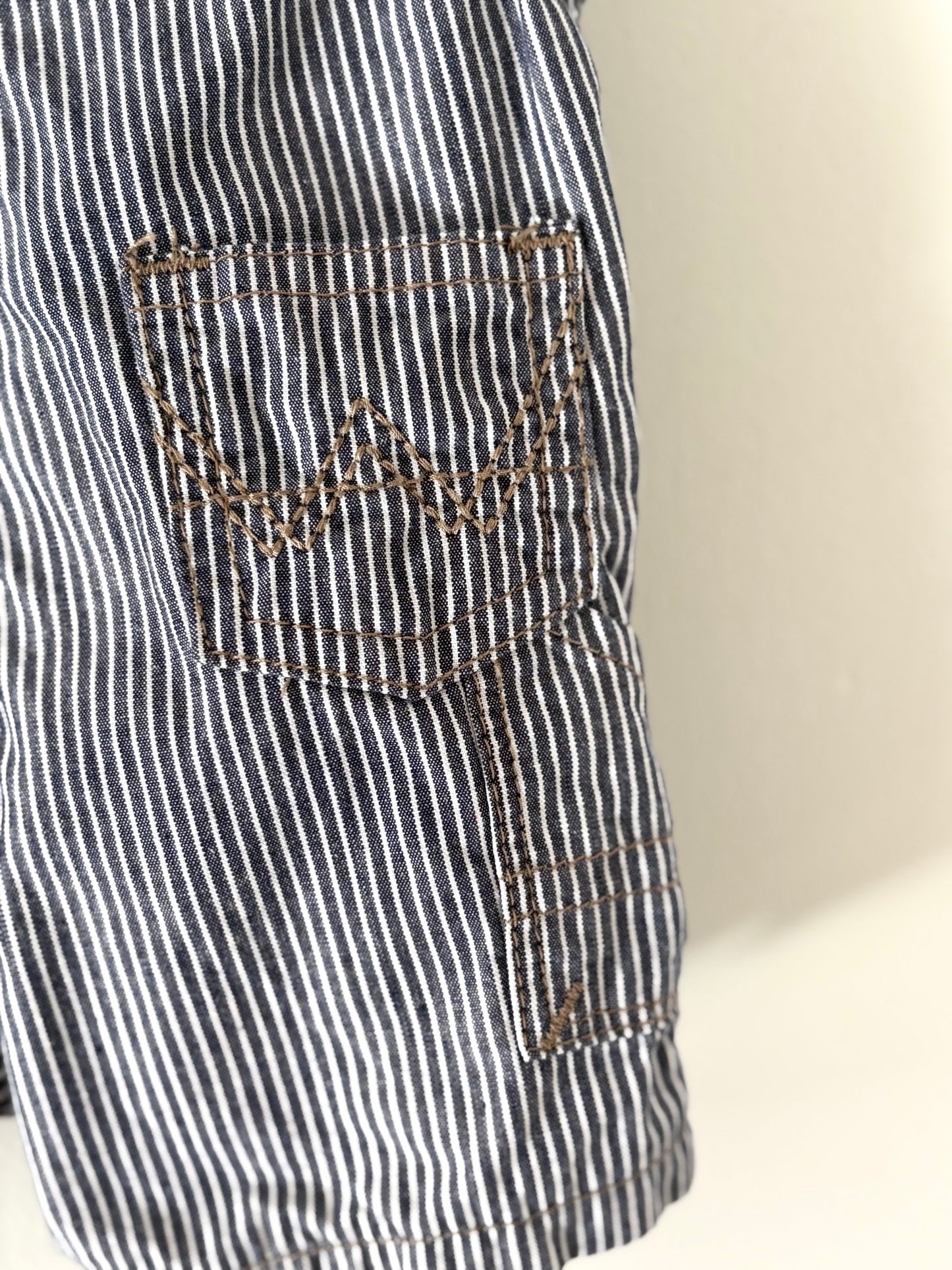 Wrangler Railroad Stripe Overalls Size Newborn