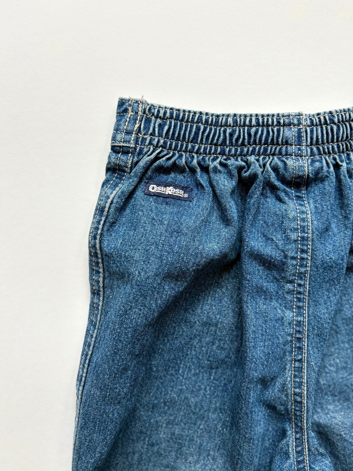 Vintage 90s Oshkosh Butterfly Cuff Denim Size 4T