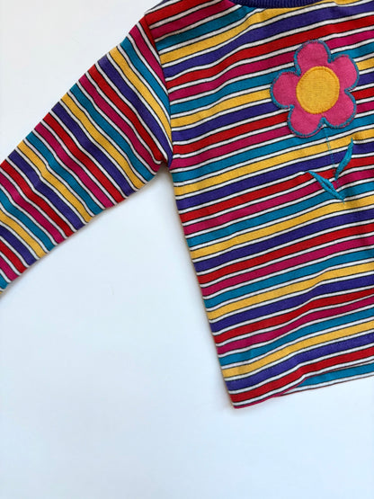 Vintage 80s Healthtex Stripe Turtleneck Size 2T