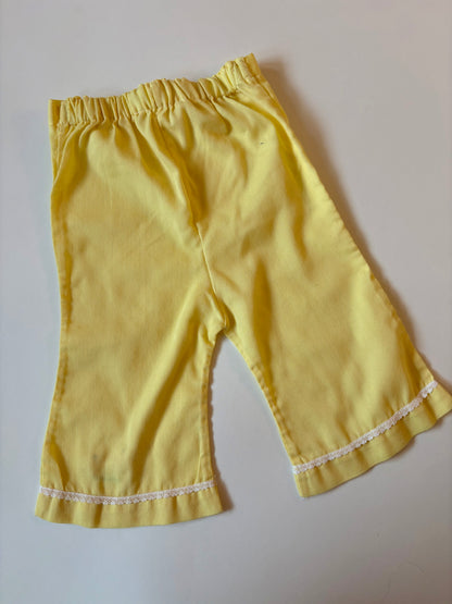 Vintage 60s/70s Chick Appliqué Set Size 2T
