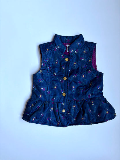 Baby Essentials Paisley Quilted Vest Size 2T - NEW WITH TAGS