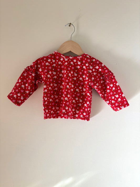 Vintage Cradle Togs Floral Long Sleeve Size 12 months