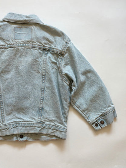 Vintage 80s Levi's Orange Tab Light Wash Denim Jacket Size 6