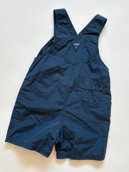 Vintage Y2K Oshkosh Rocket Ship Shortalls Size 18 months