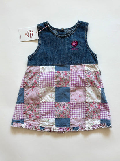 Vintage Y2K Oshkosh Madras Dress Size 18 months