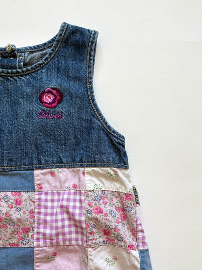 Vintage Y2K Oshkosh Madras Dress Size 18 months