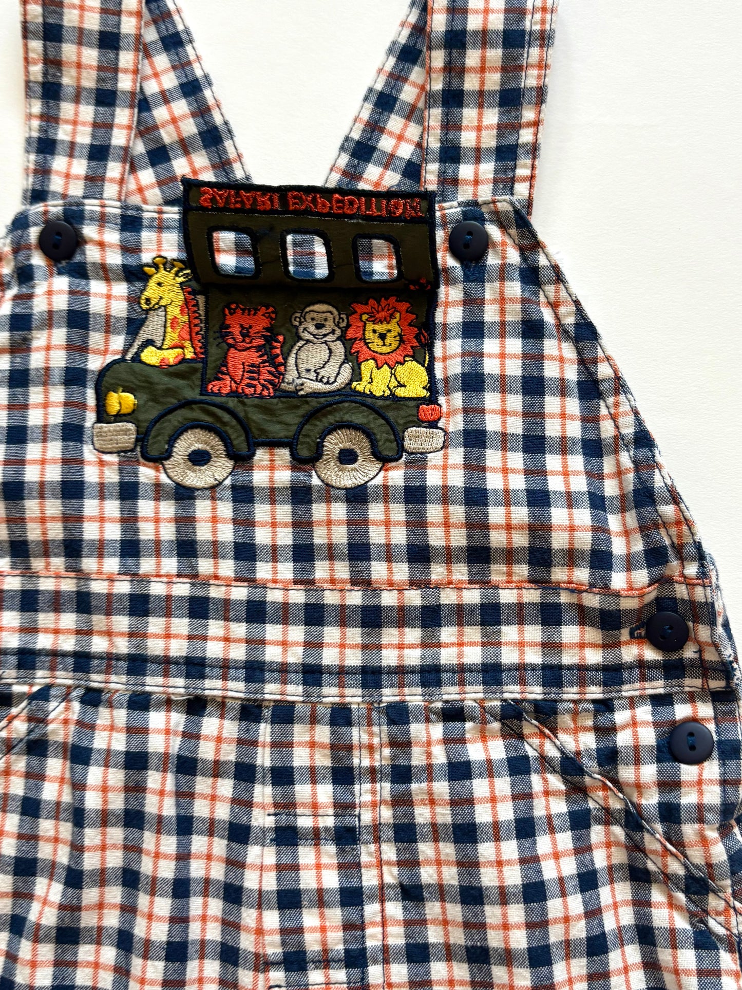 Vintage 90s Safari Shortalls Size 18 months