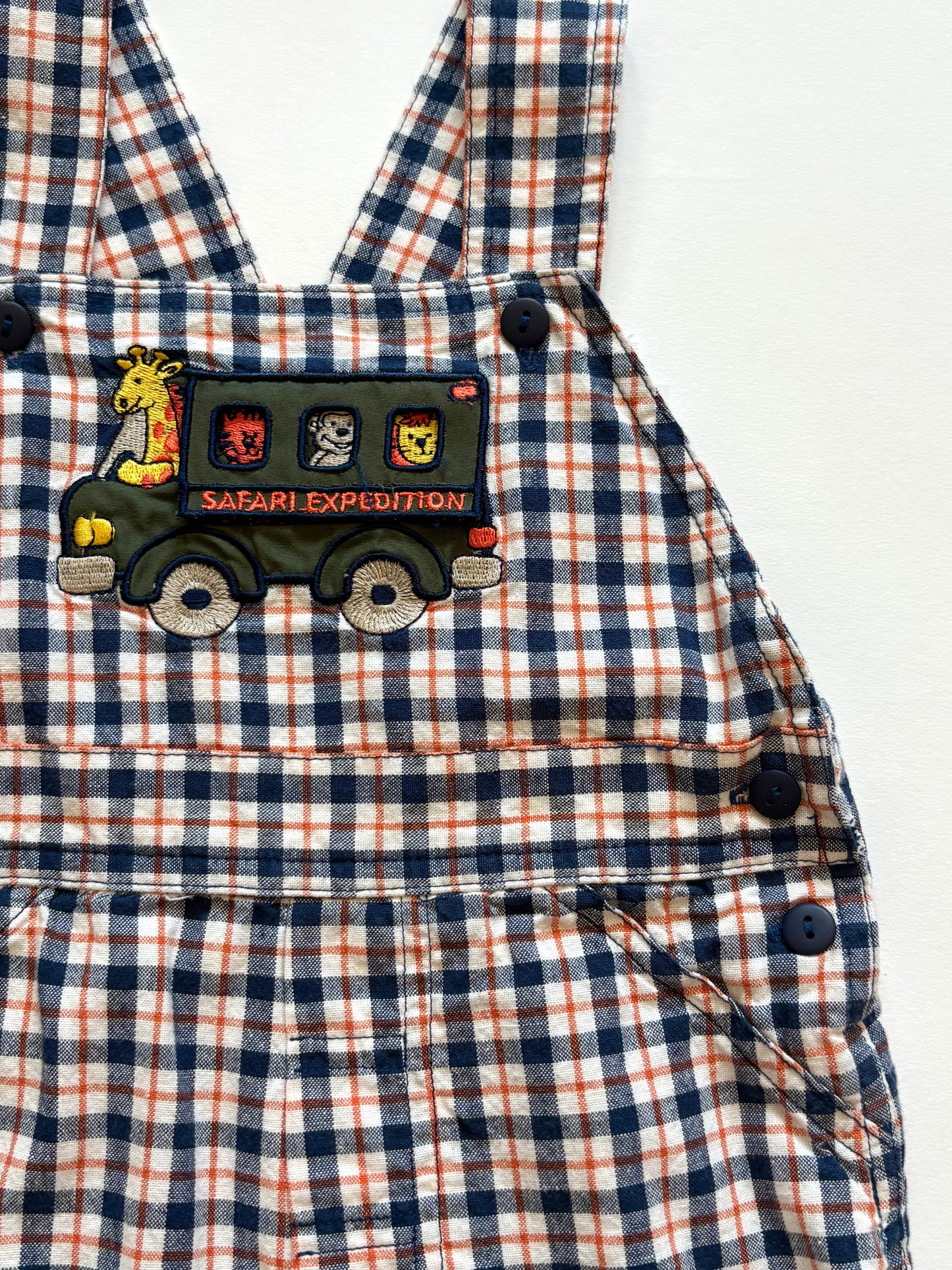 Vintage 90s Safari Shortalls Size 18 months