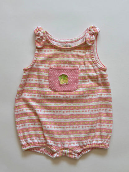 Vintage 90s Gymboree Citrus Bubble Romper Size 6-12 months