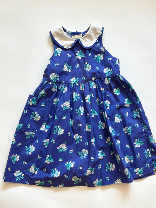 Vintage 90s Laura Ashley Collared Dress Size 3T