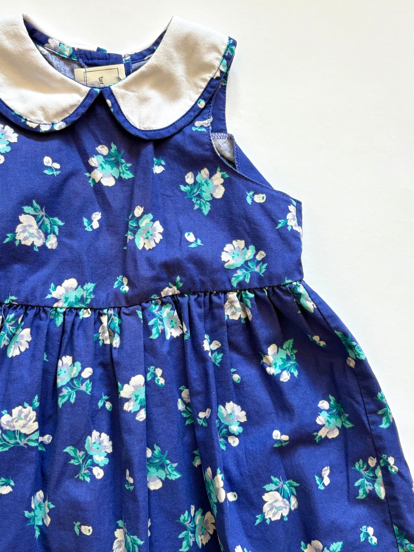 Vintage 90s Laura Ashley Collared Dress Size 3T