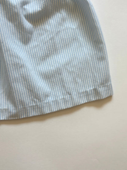 Vintage 90s Samara Seersucker Square Collar Fish Set Size 4T