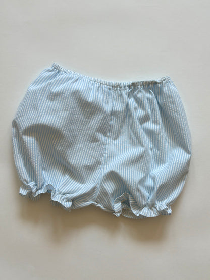 Vintage 90s Samara Seersucker Square Collar Fish Set Size 4T