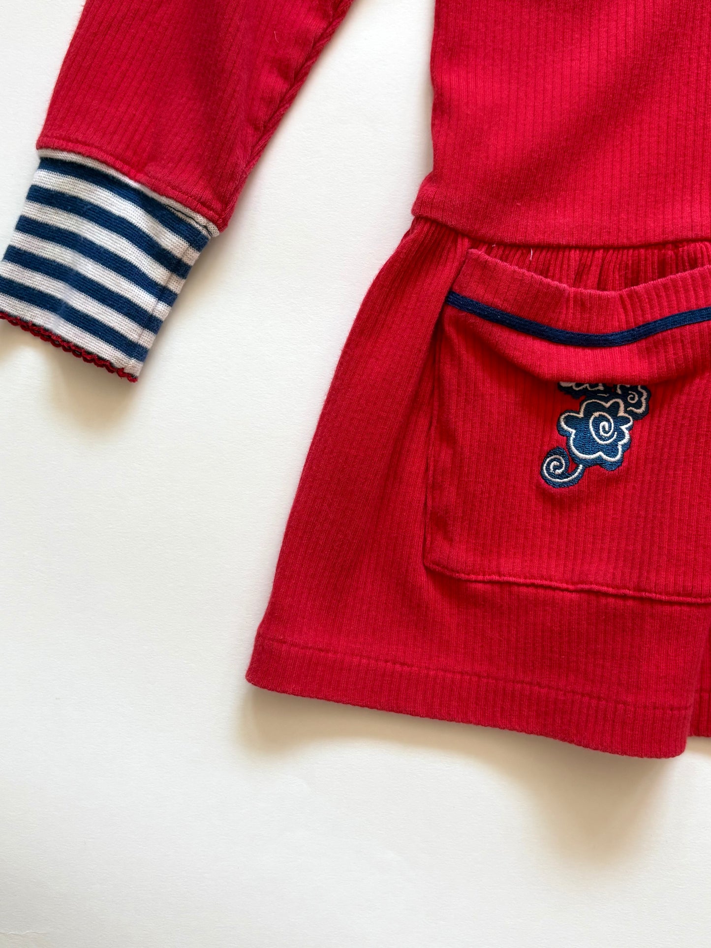 Vintage 90s Gymboree Drop Waist Sailor Dress Size 3T