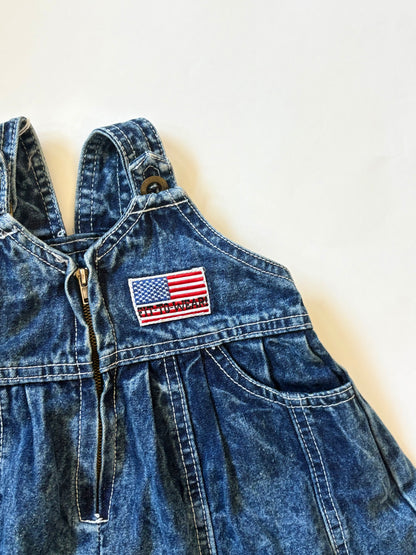 Vintage 90s Nautical Denim Jumper Size 12-18 months