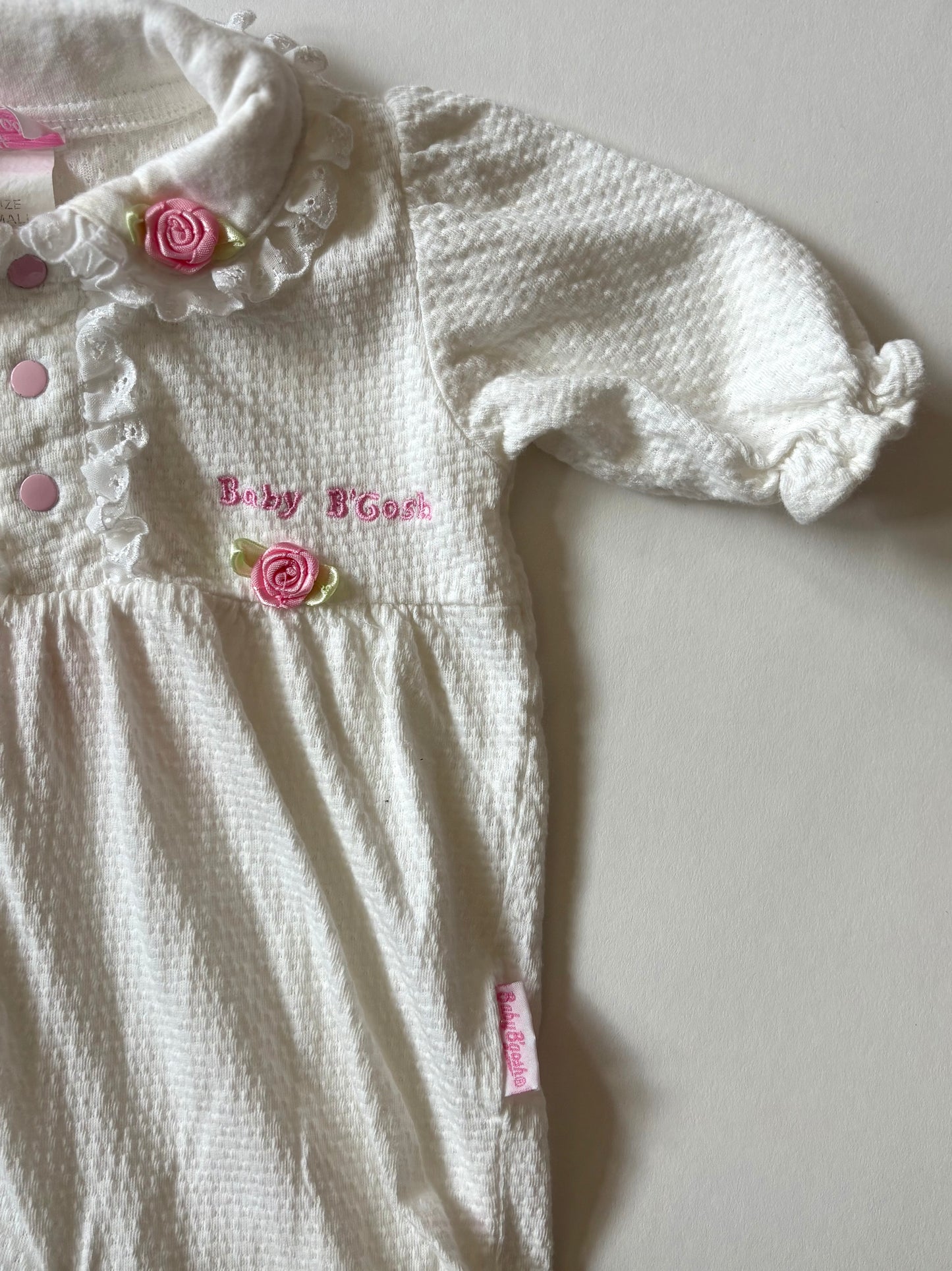 Vintage 90s Baby B'gosh Ruffle Onesie 0-6 months
