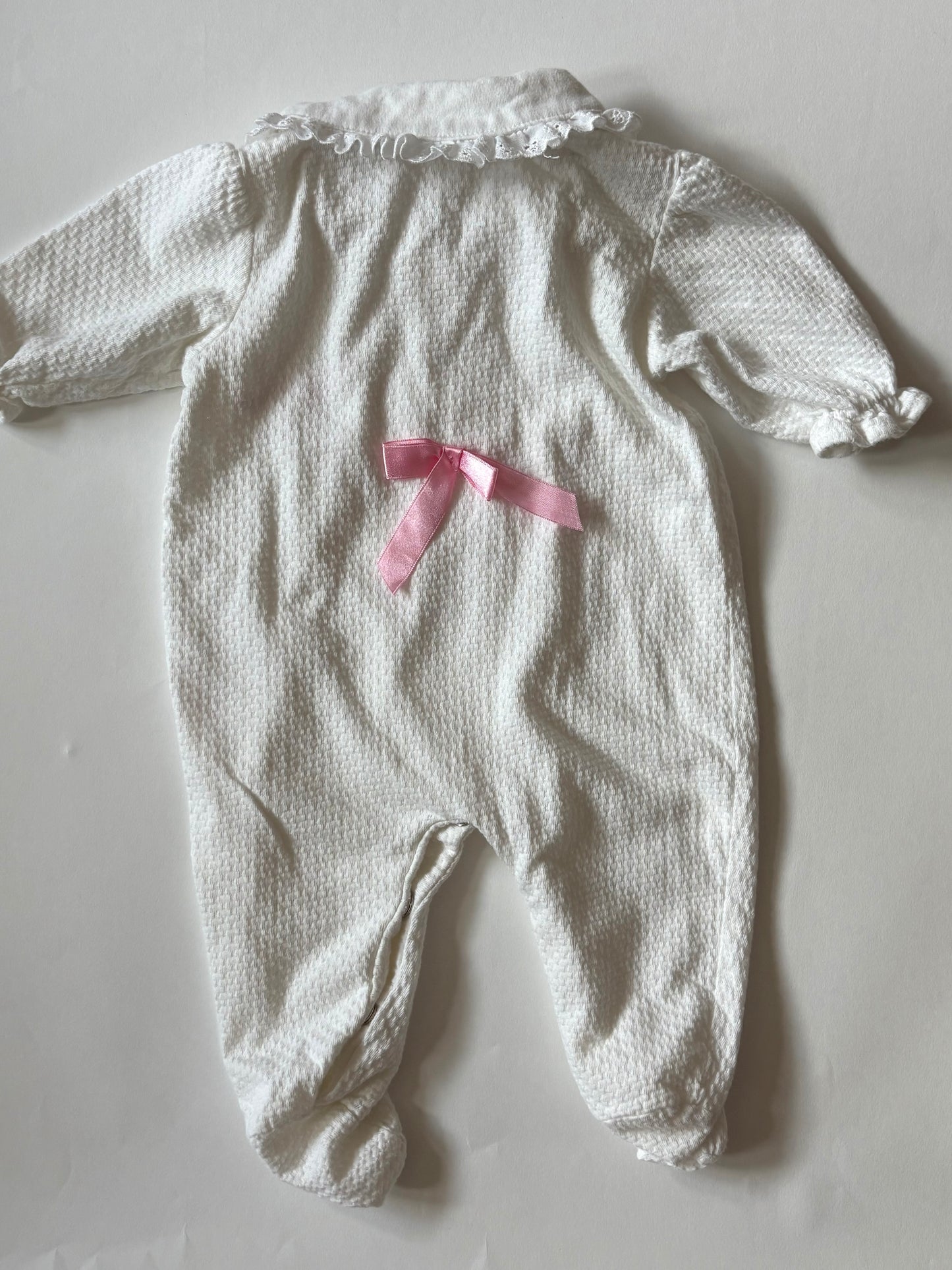Vintage 90s Baby B'gosh Ruffle Onesie 0-6 months
