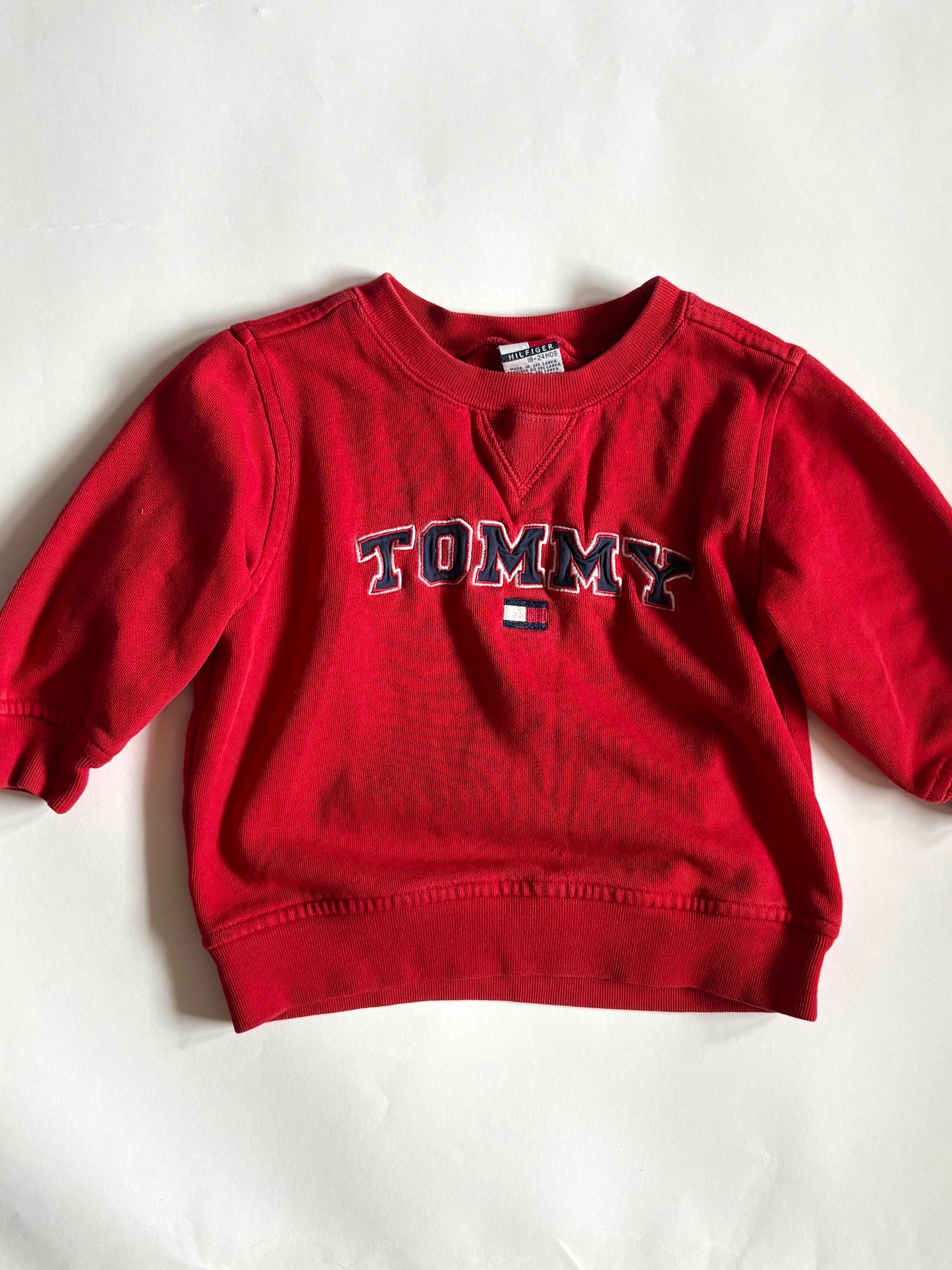 Vintage Y2K Tommy Hilfiger Crewneck Size 18-24mo