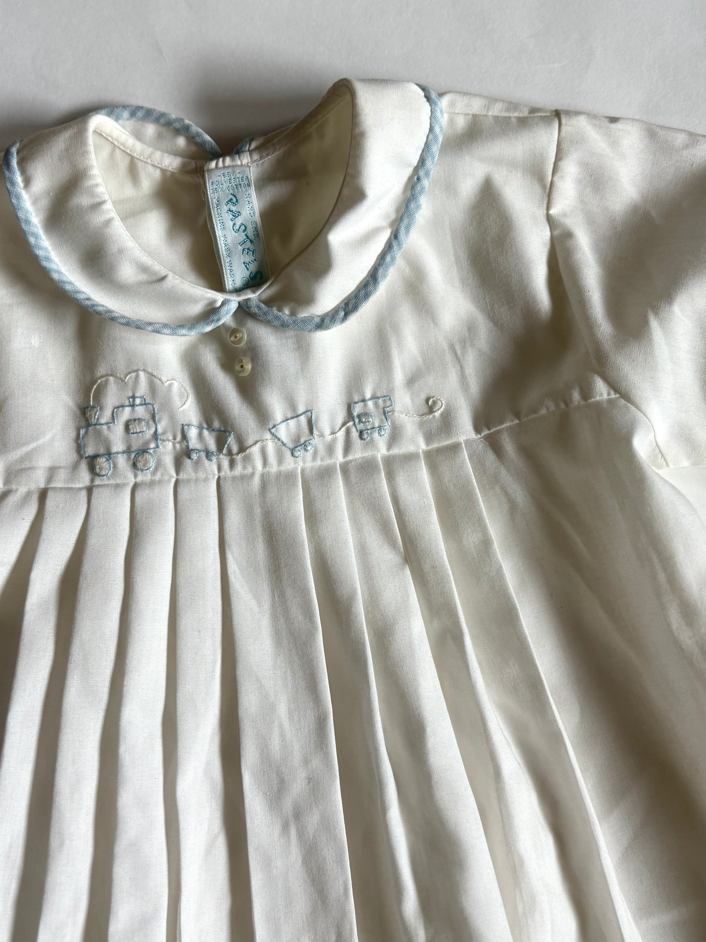 Vintage 80s/90s Deadstock Sears Pleated Train Bubble 2T