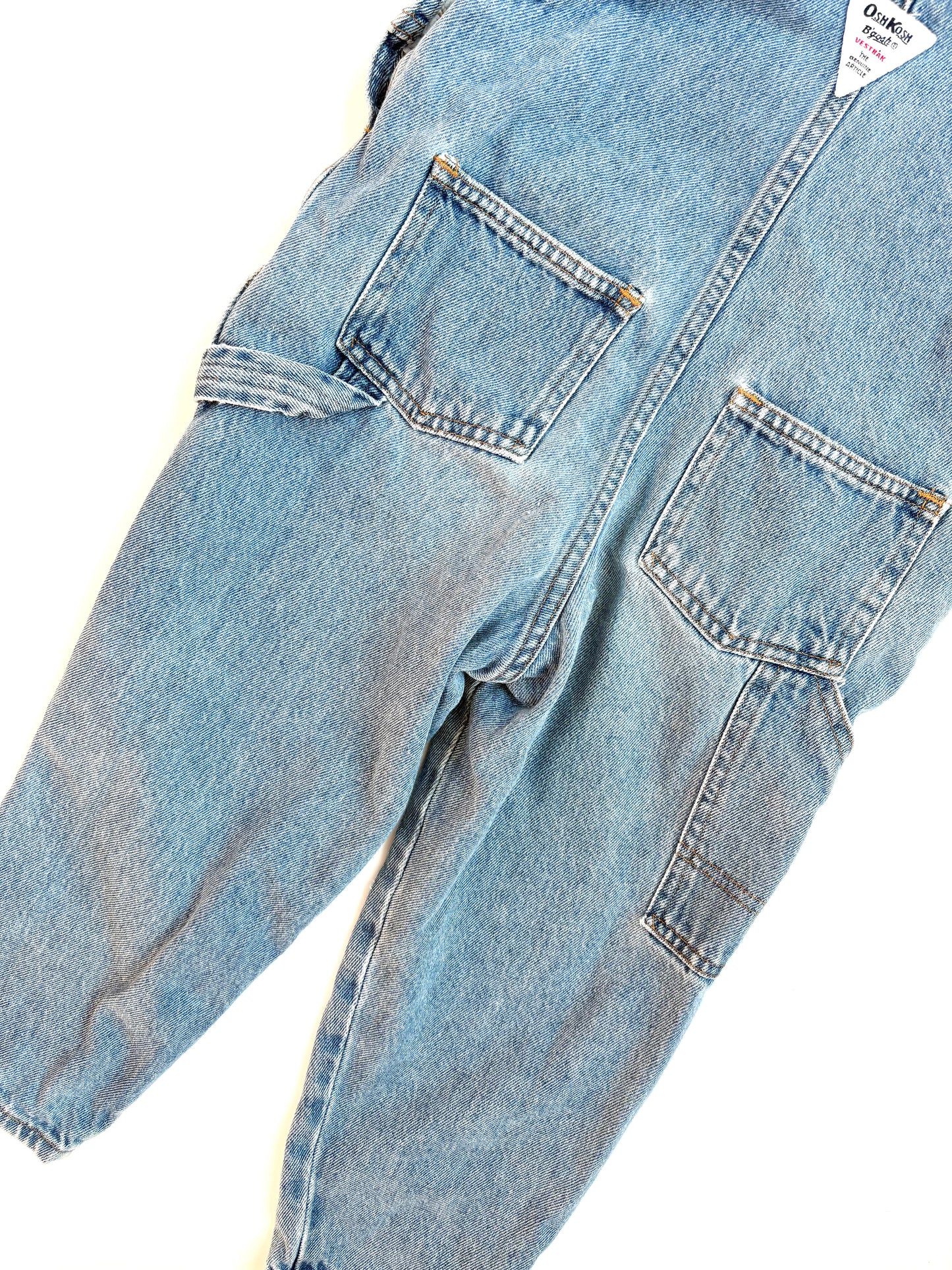 Vintage 90s Oshkosh Classic Denim Overalls Size 4T