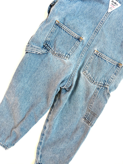 Vintage 90s Oshkosh Classic Denim Overalls Size 4T