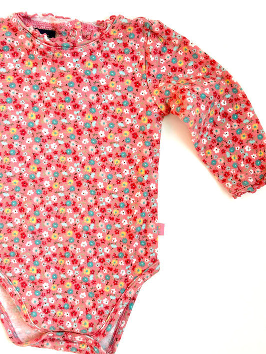 Vintage Y2K Floral Onesie Size 12 months