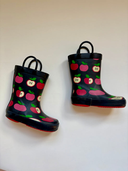 Gymboree Candy Apple Rainboots Size 6