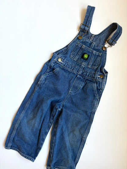 John Deere Denim Overalls Size 3T