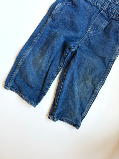 John Deere Denim Overalls Size 3T