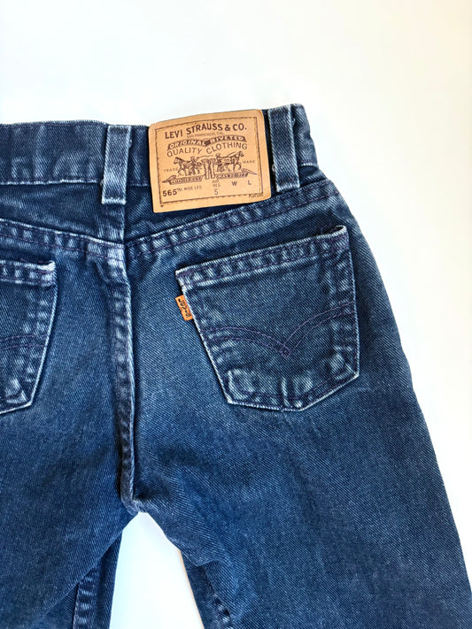 Vintage Levi's Dark Wash Orange Tab Denim Size 5