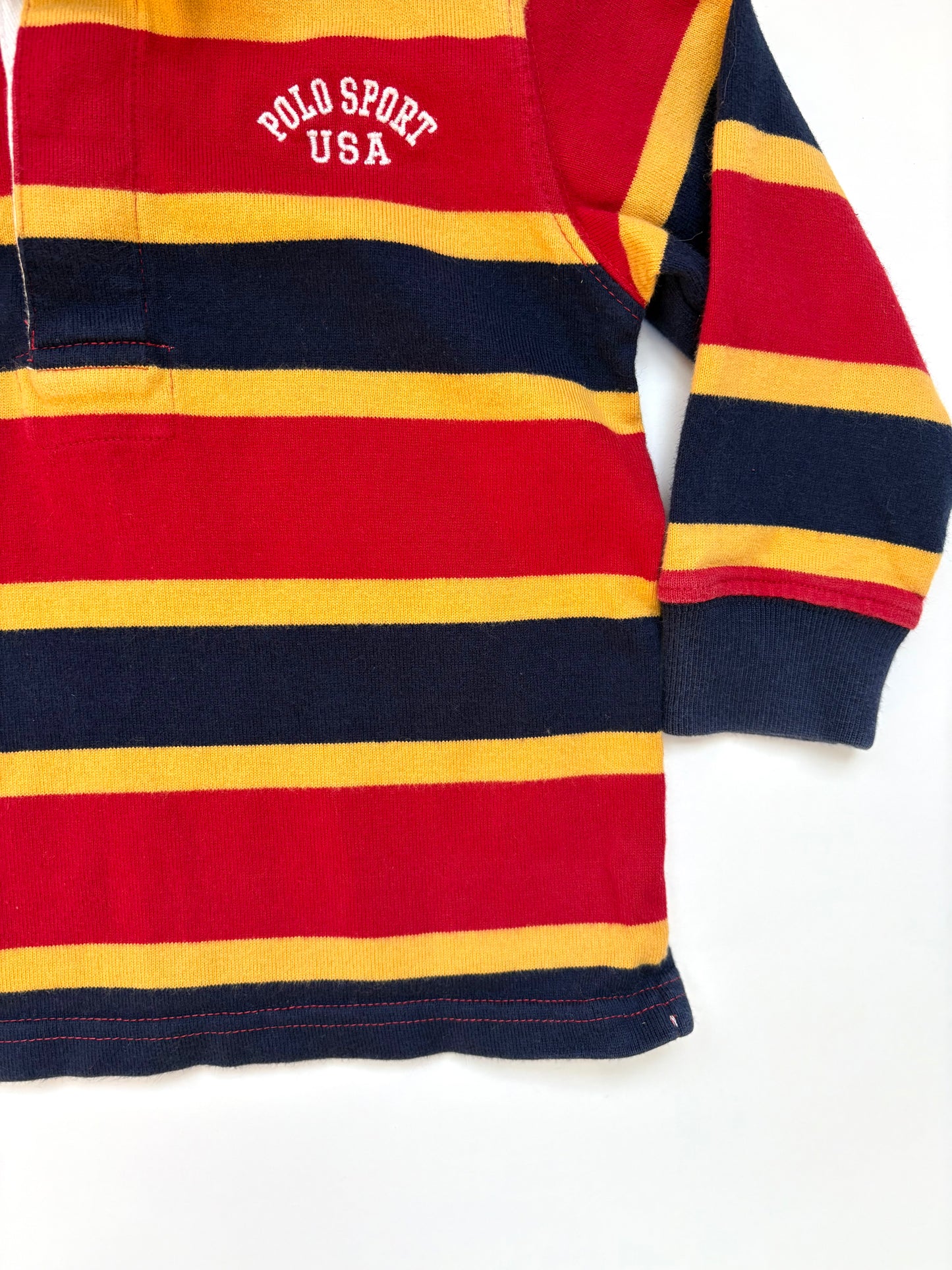 Ralph Lauren Polo Sport Striped Rugby Size 2T