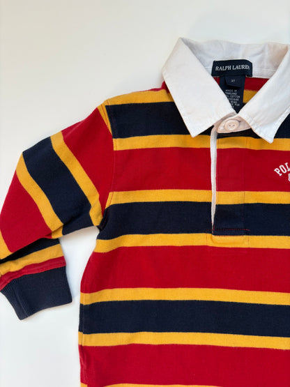 Ralph Lauren Polo Sport Striped Rugby Size 2T