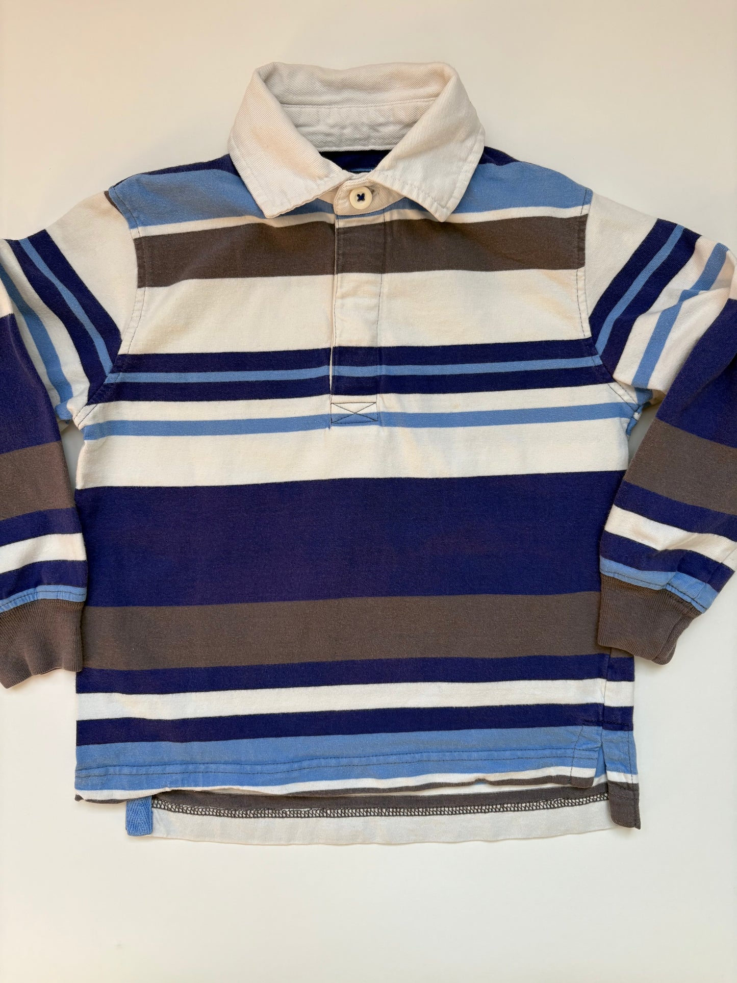 Vintage Kitestrings by Hartstrings Purple and Blue Rugby Size 4T