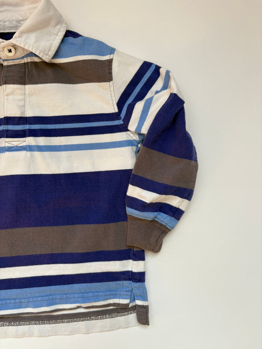 Vintage Kitestrings by Hartstrings Purple and Blue Rugby Size 4T