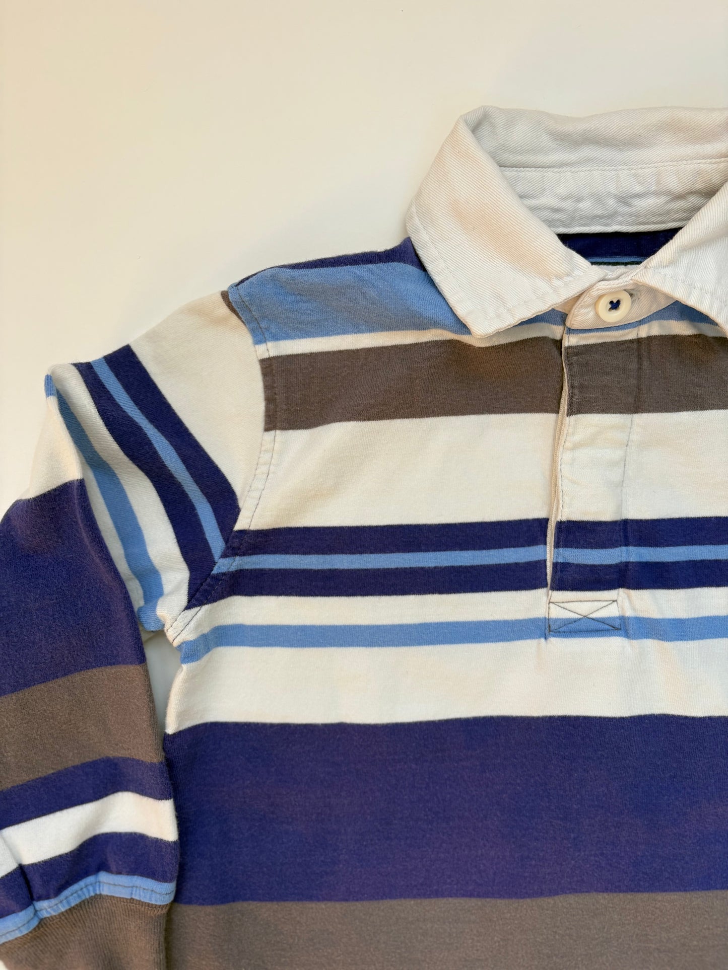 Vintage Kitestrings by Hartstrings Purple and Blue Rugby Size 4T