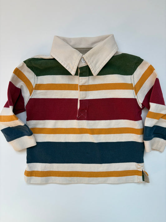 Vintage LL Bean Striped Rugby Size 12-18 months