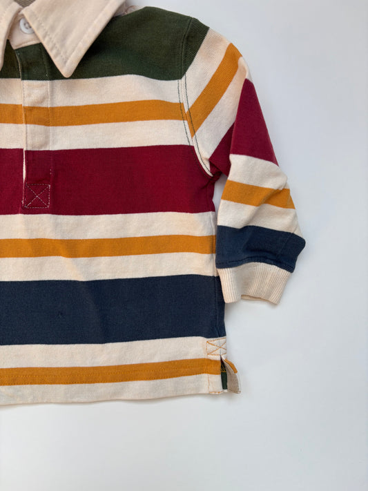 Vintage LL Bean Striped Rugby Size 12-18 months