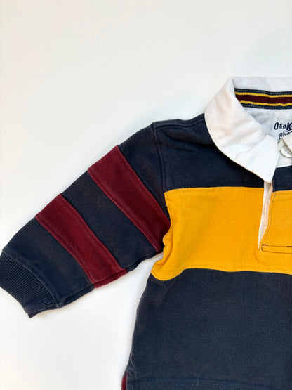 Vintage Y2K Oshkosh Collegiate Rugby Size 12 months